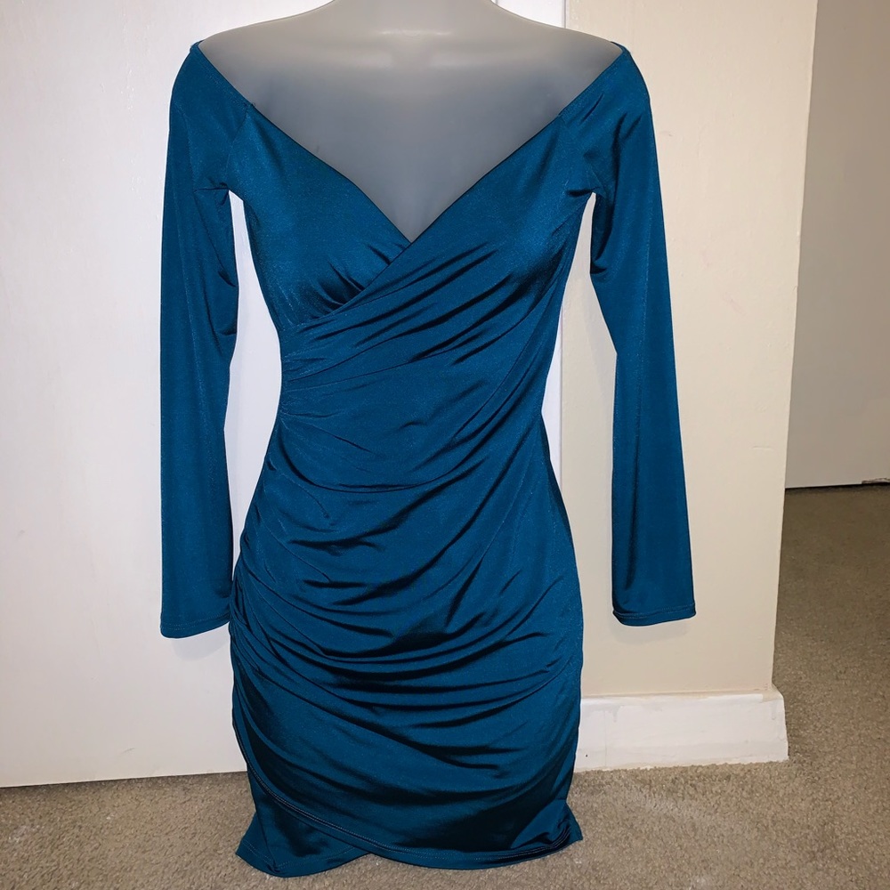 Teal dress